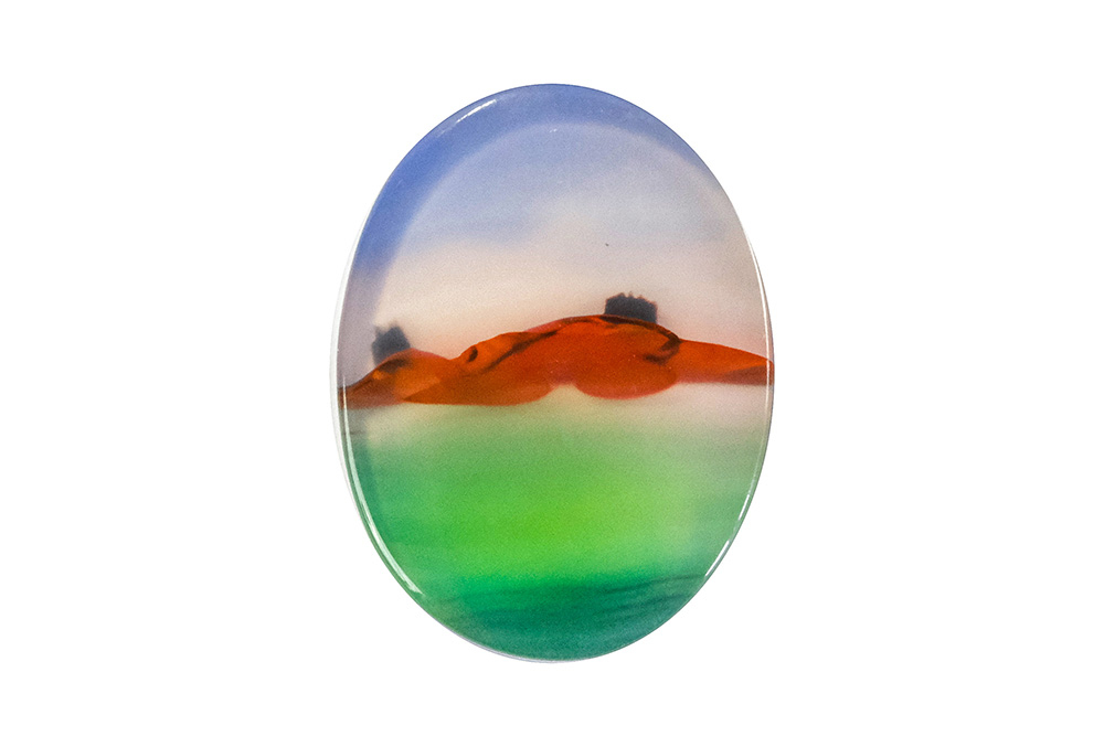  Agate (Landscape) 24X18 mm