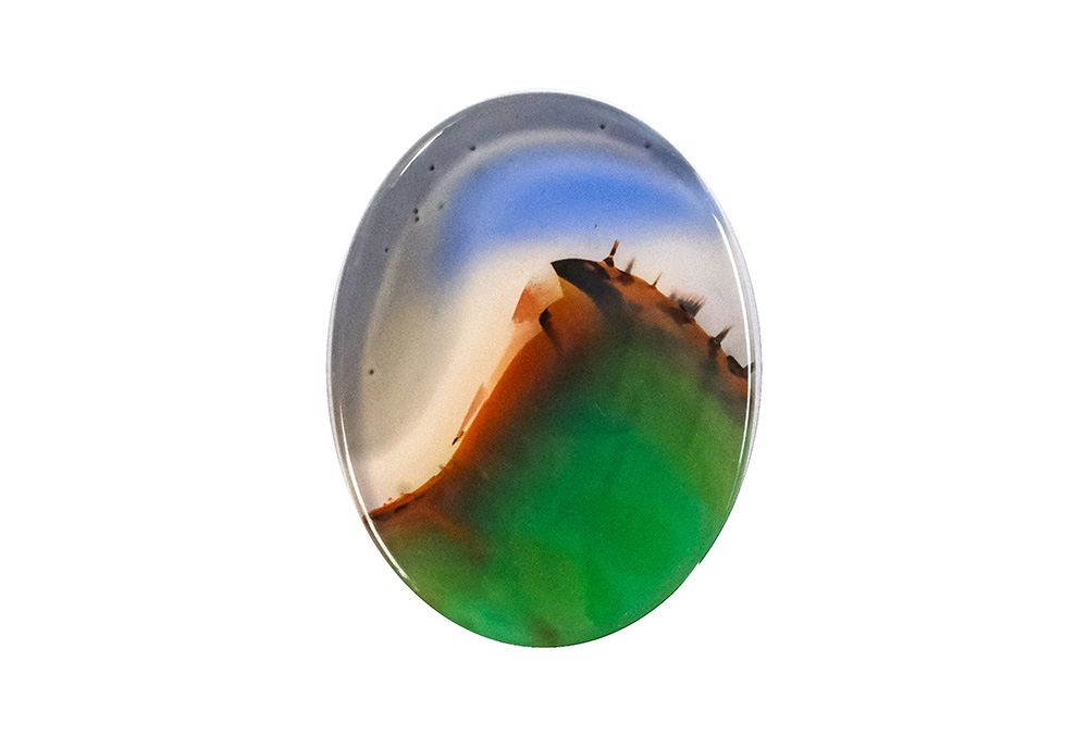  Agate (Landscape) 24X18 mm