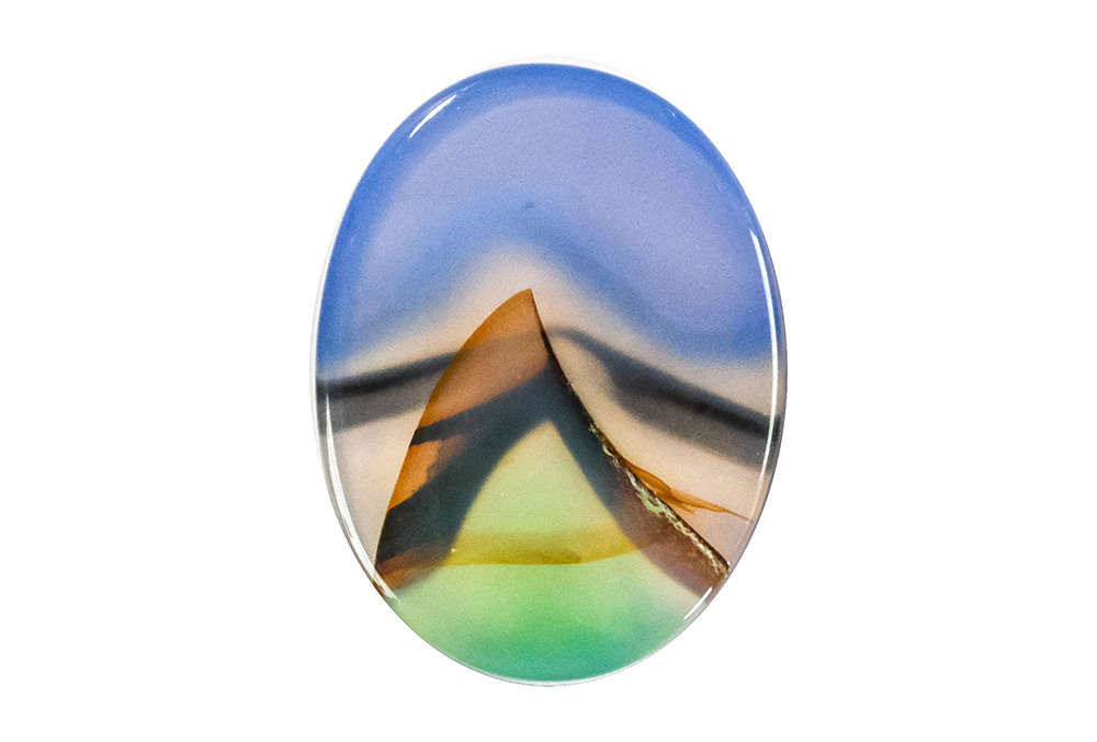  Agate (Landscape) 24X18 mm