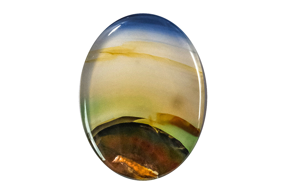  Agate (Landscape) 24X18 mm