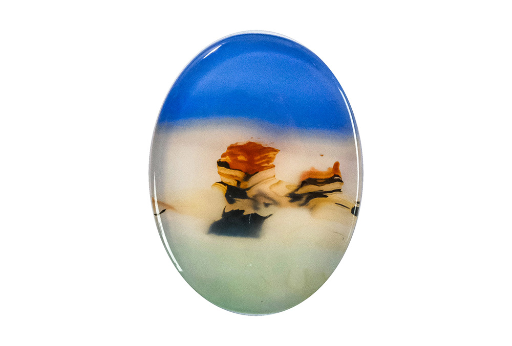  Agate (Landscape) 24X18 mm