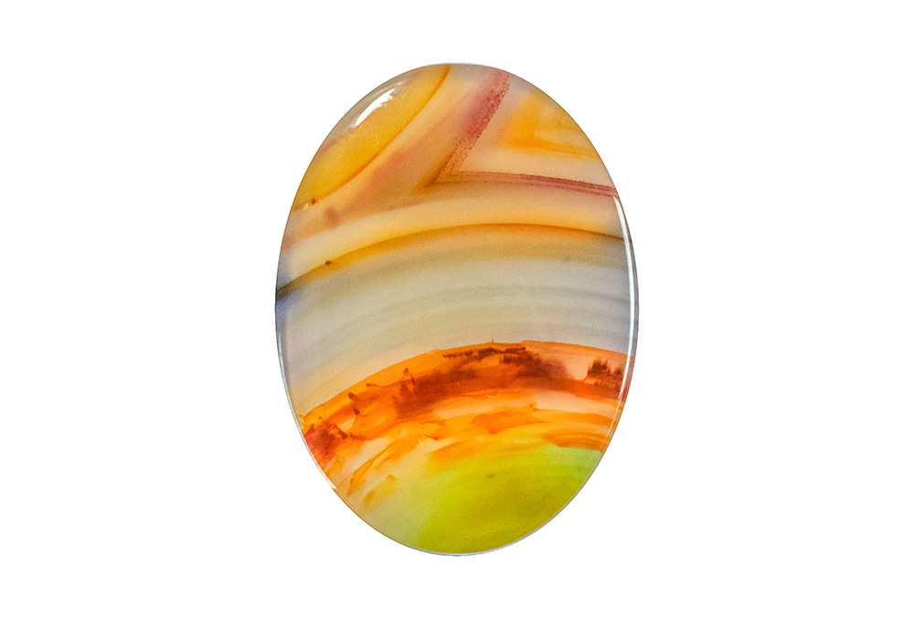  Agate (Landscape) 24X18 mm