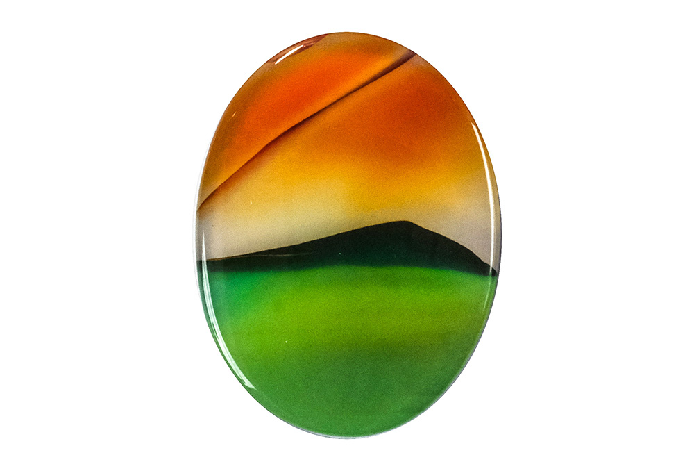  Agate (Landscape) 24X18 mm