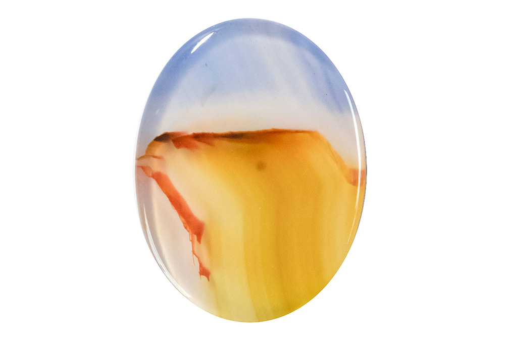  Agate (Landscape) 24X18 mm