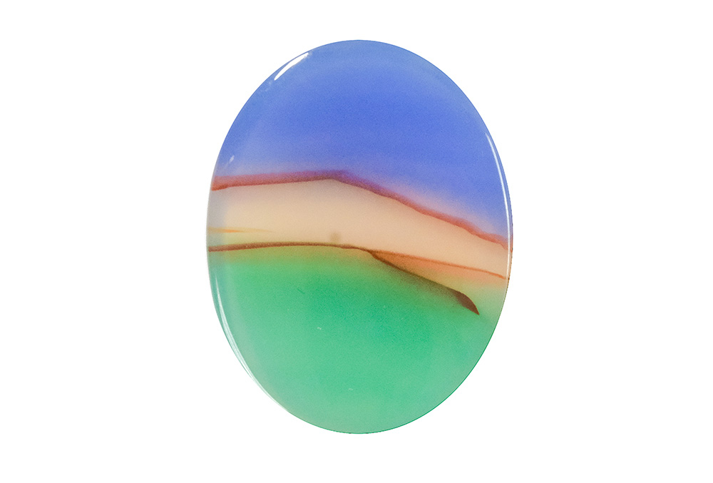  Agate (Landscape) 24X18 mm