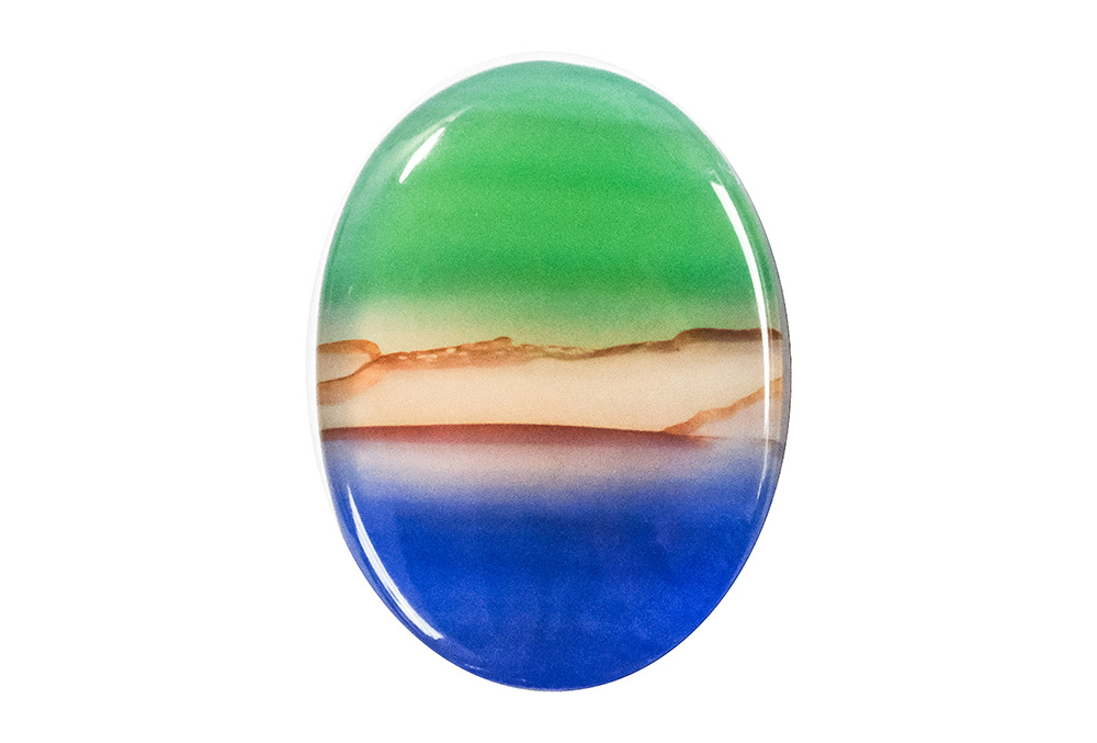  Agate (Landscape) 24X18 mm