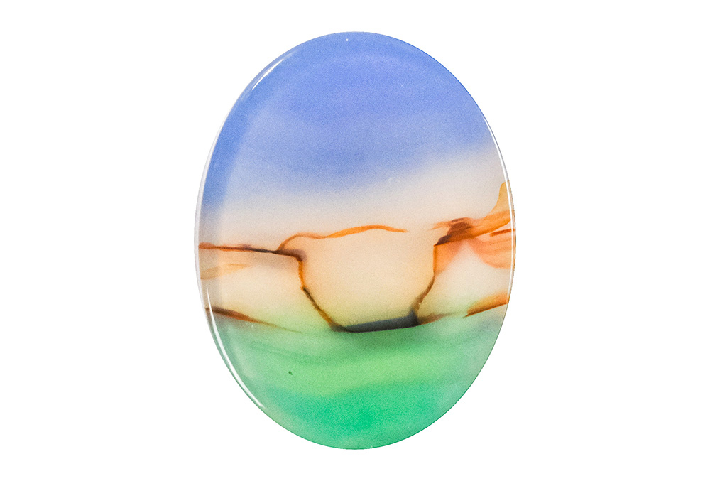  Agate (Landscape) 24X18 mm