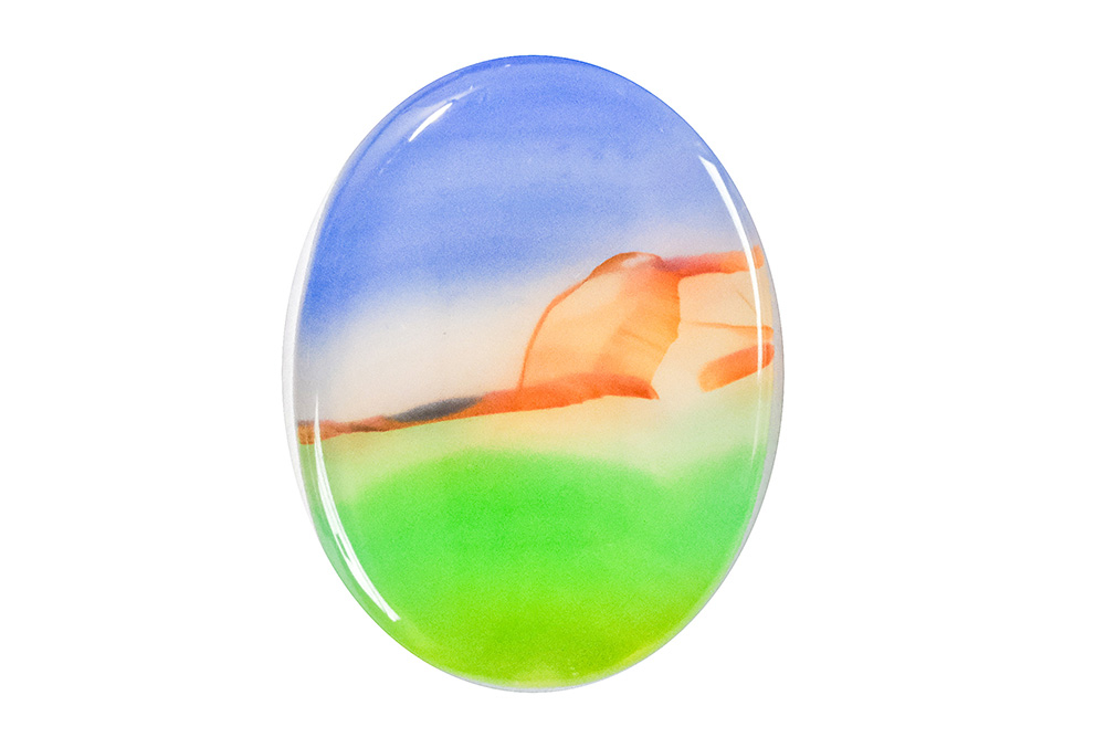  Agate (Landscape) 24X18 mm