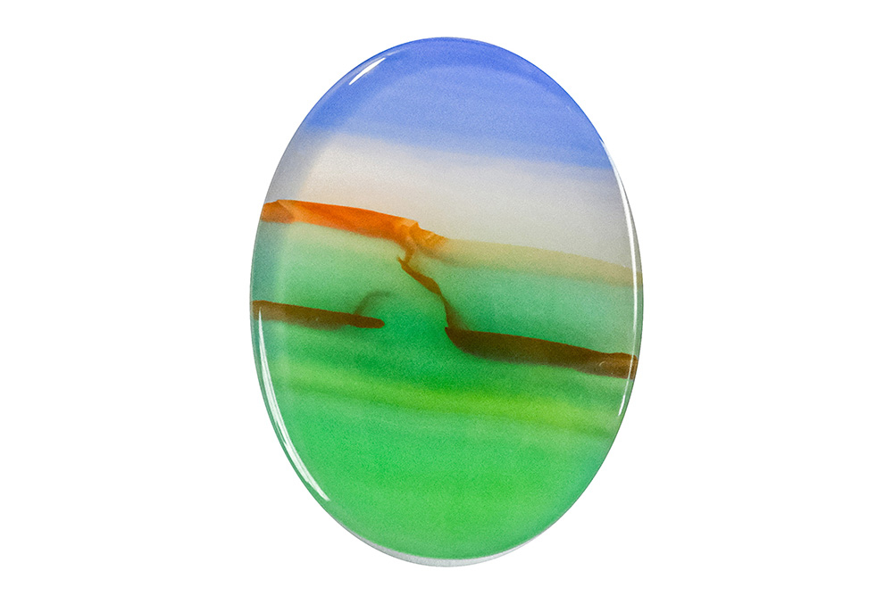  Agate (Landscape) 24X18 mm