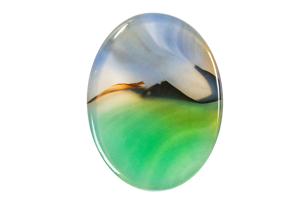  Agate (Landscape) 24X18 mm