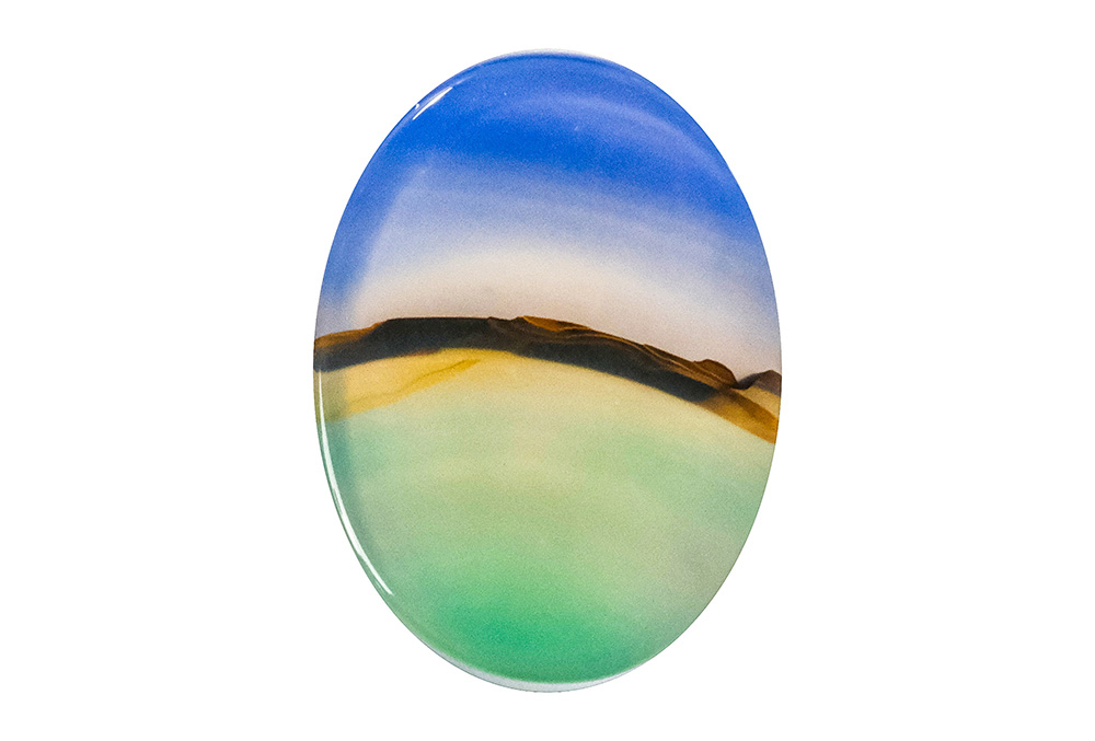  Agate (Landscape) 24X18 mm