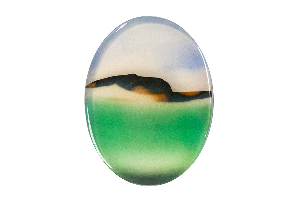  Agate (Landscape) 24X18 mm