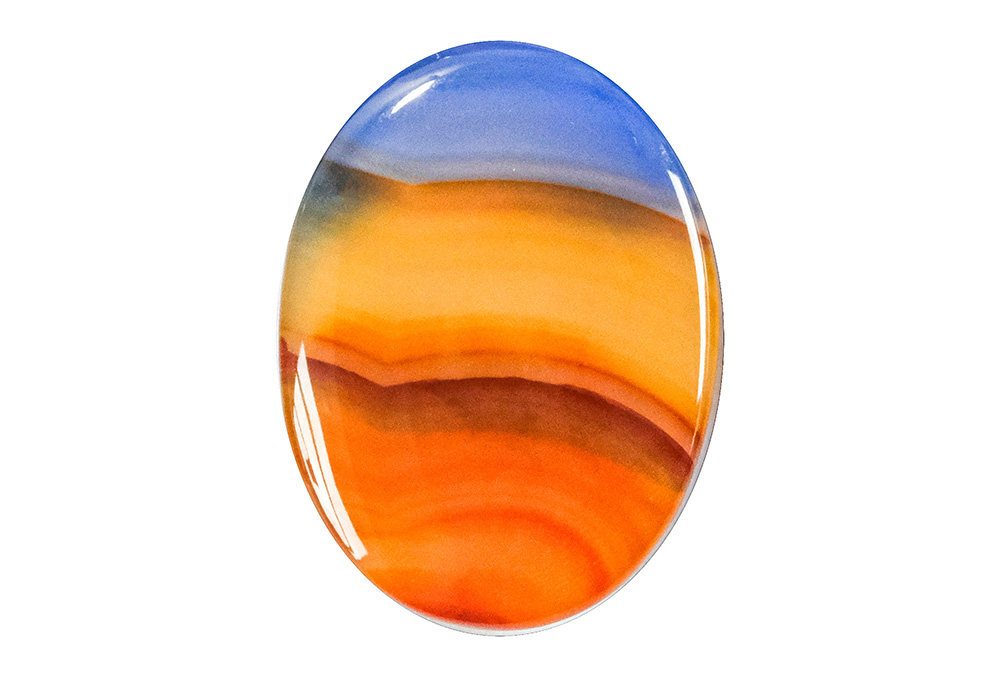  Agate (Landscape) 24x18 mm