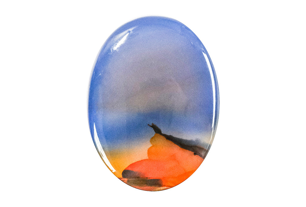  Agate (Landscape) 24x18 mm