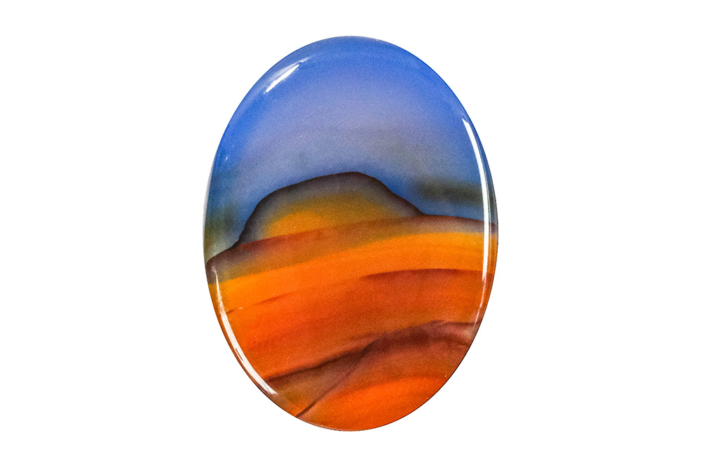  Agate (Landscape) 24x18 mm