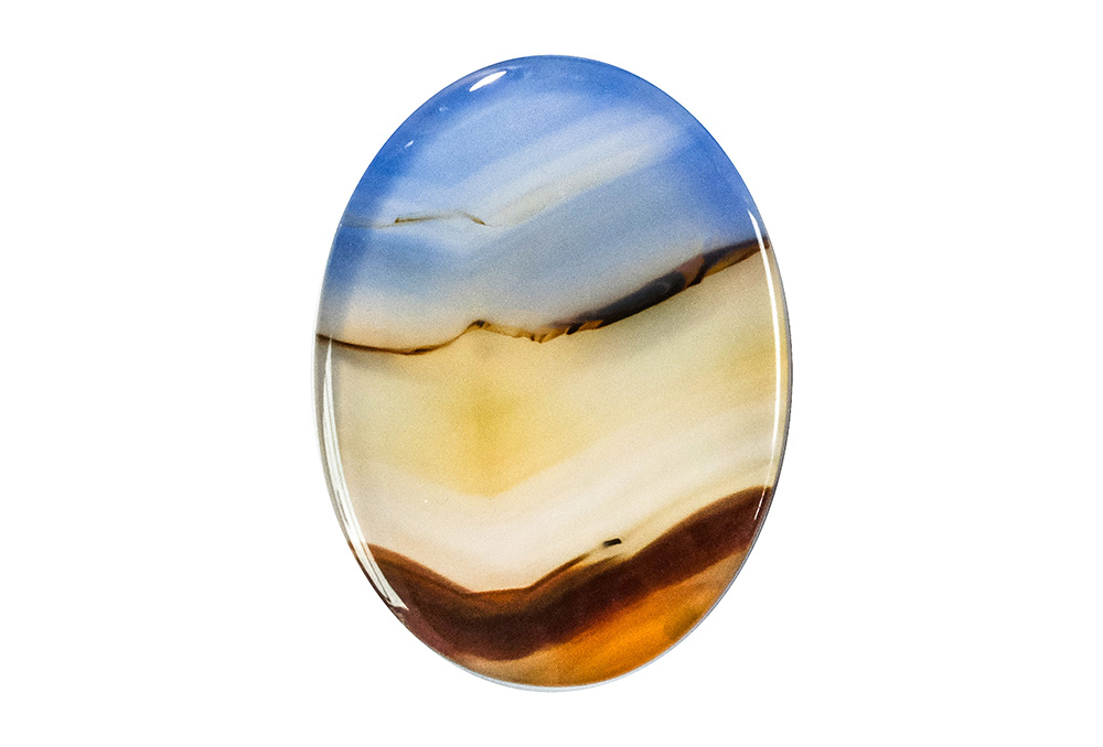  Agate (Landscape) 24x18 mm