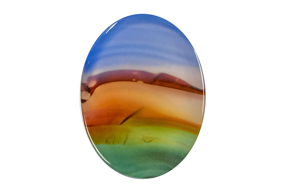  Agate (Landscape) 24x18 mm