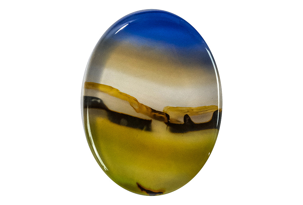  Agate (Landscape) 24x18 mm