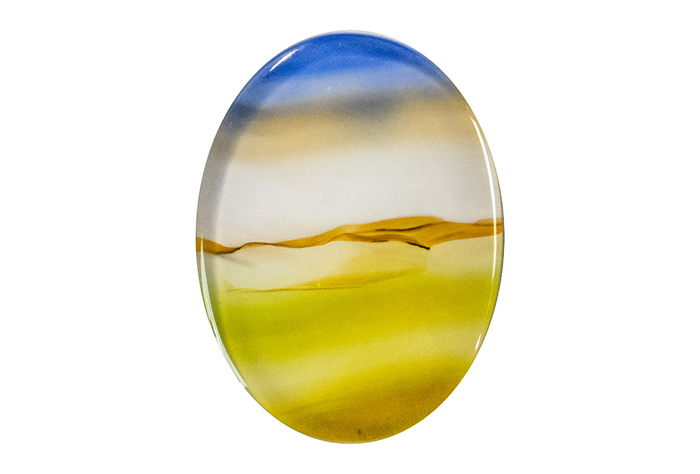  Agate (Landscape) 24x18 mm