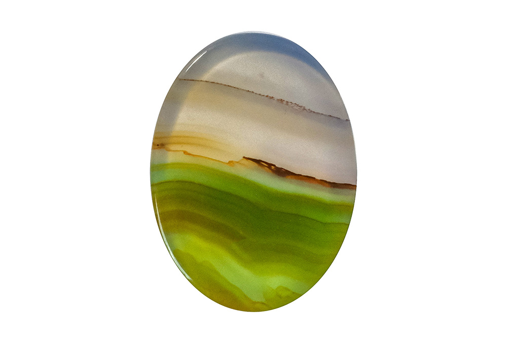  Agate (Landscape) 24x18 mm