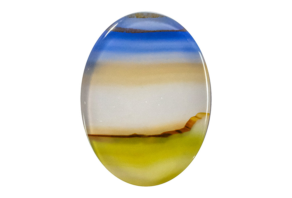  Agate (Landscape) 24x18 mm