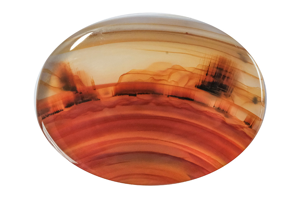  Agate (Landscape) 24x18 mm