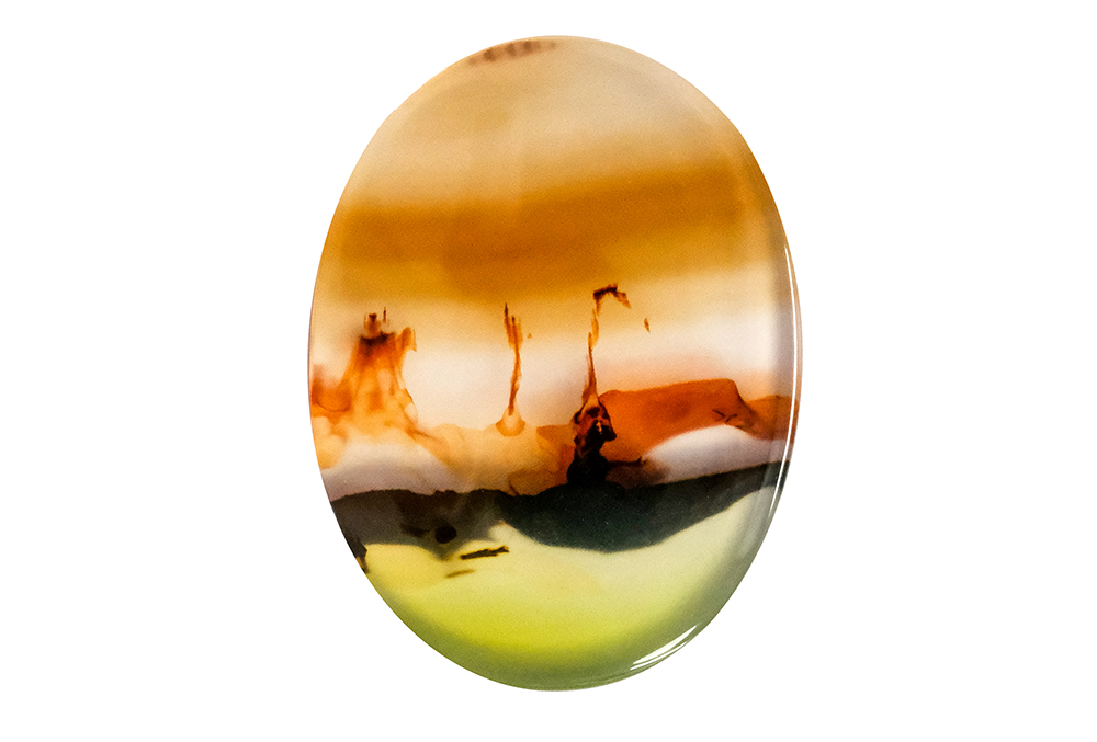  Agate (Landscape) 24x18 mm