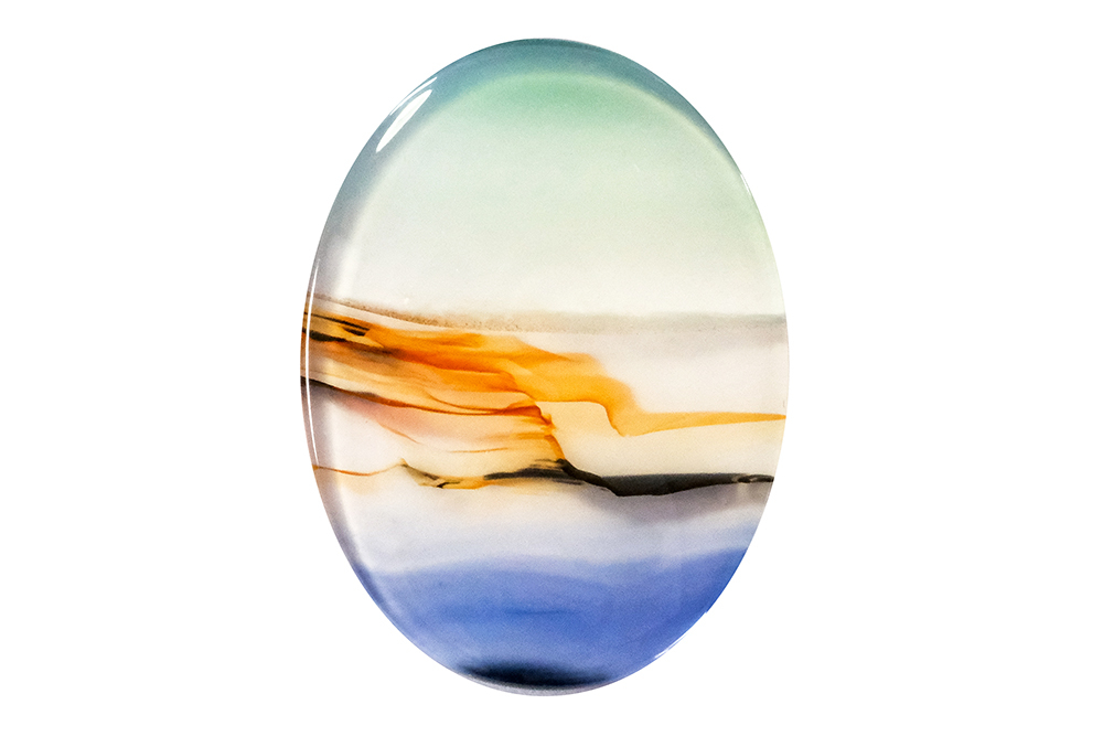  Agate (Landscape) 24x18 mm