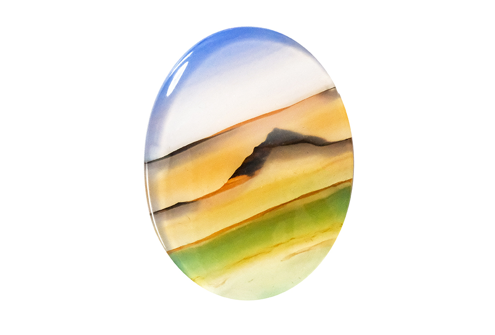  Agate (Landscape) 24x18 mm