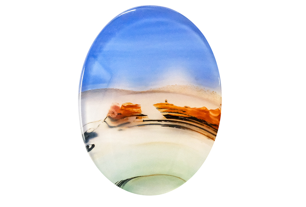  Agate (Landscape) 24x18 mm