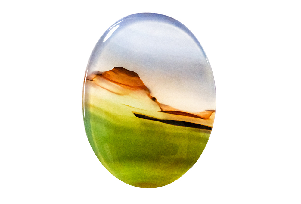  Agate (Landscape) 24x18 mm