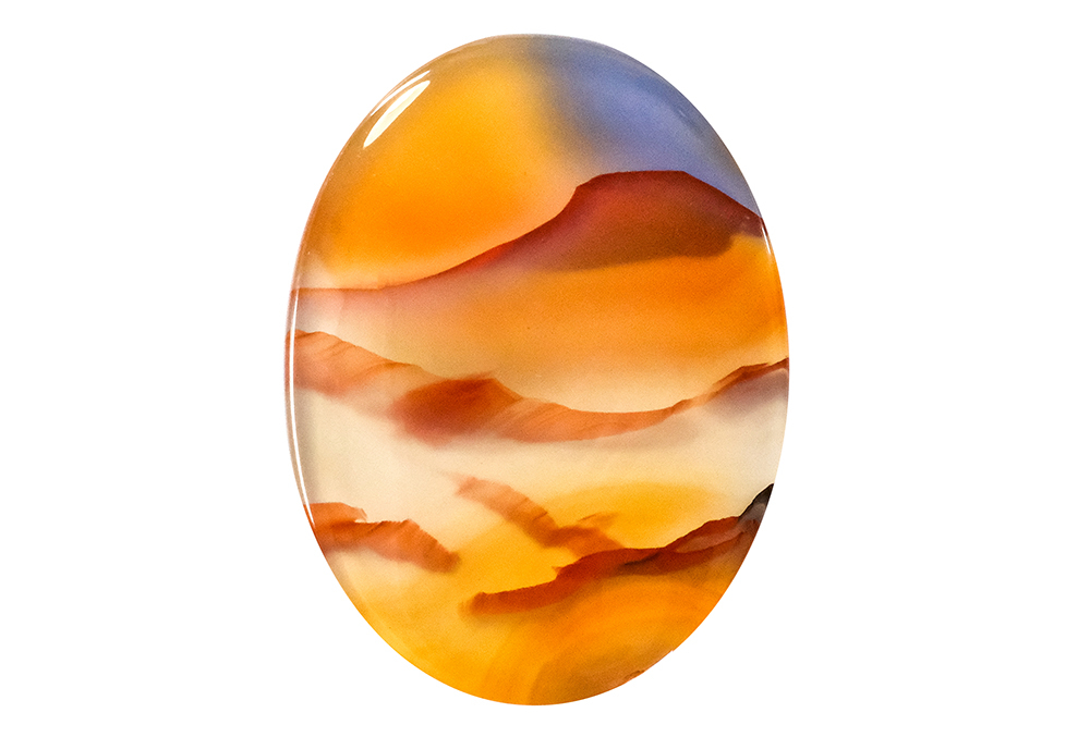  Agate (Landscape) 24x18 mm