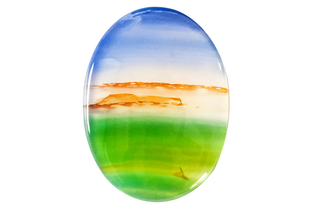  Agate (Landscape) 24x18 mm