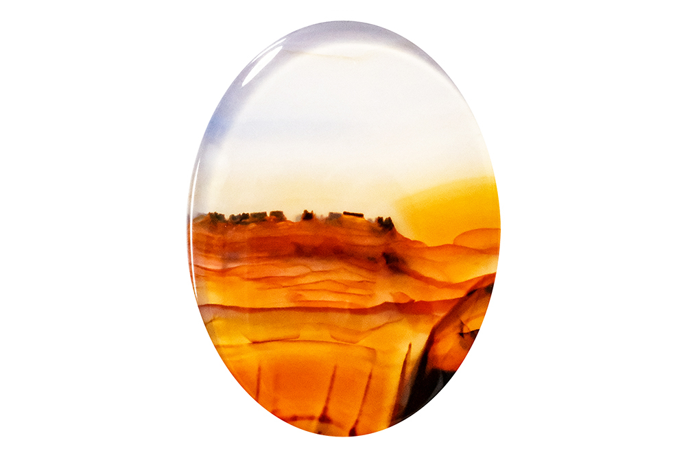  Agate (Landscape) 24x18 mm