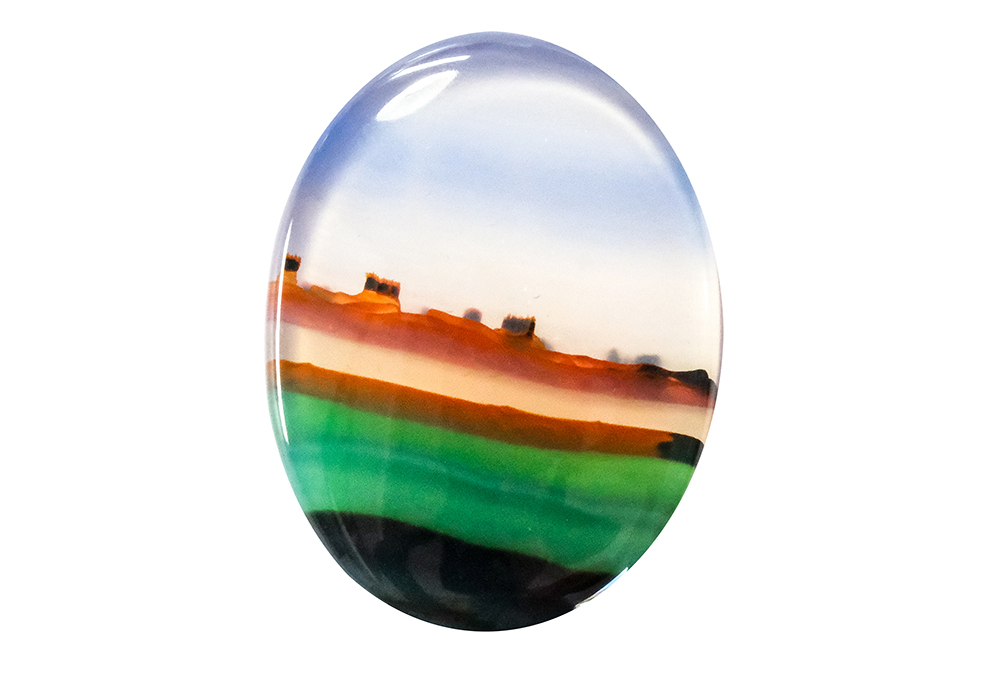  Agate (Landscape) 24x18 mm