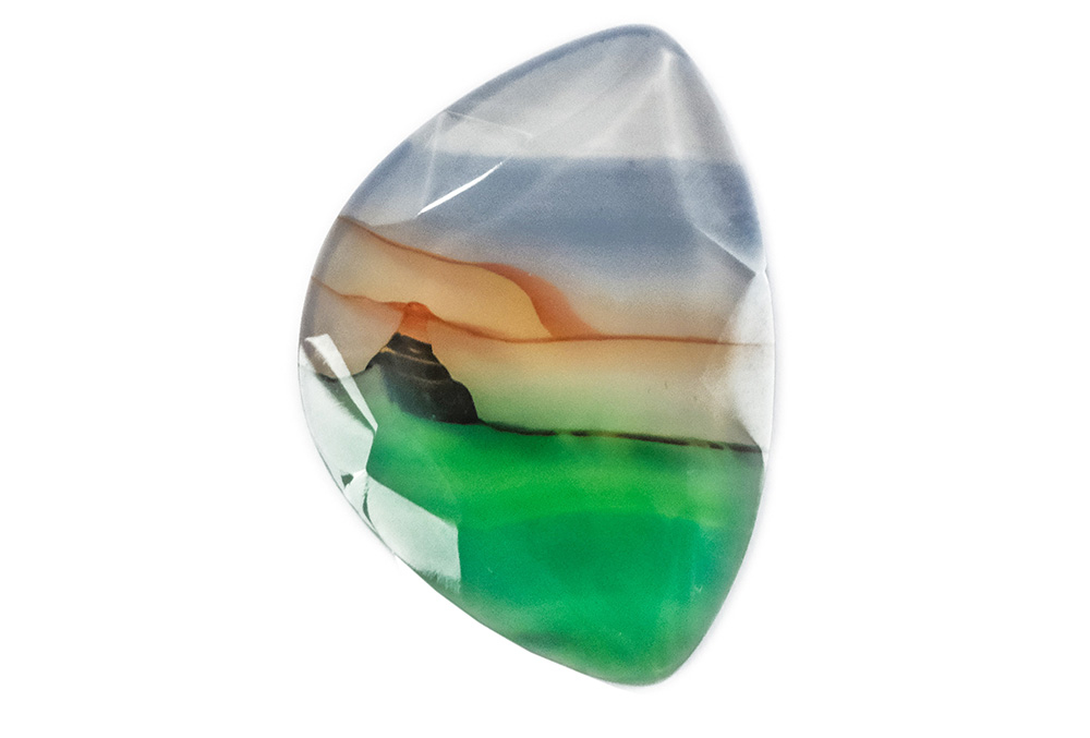 Agate (Landscape) (Faceted) 18x26 mm