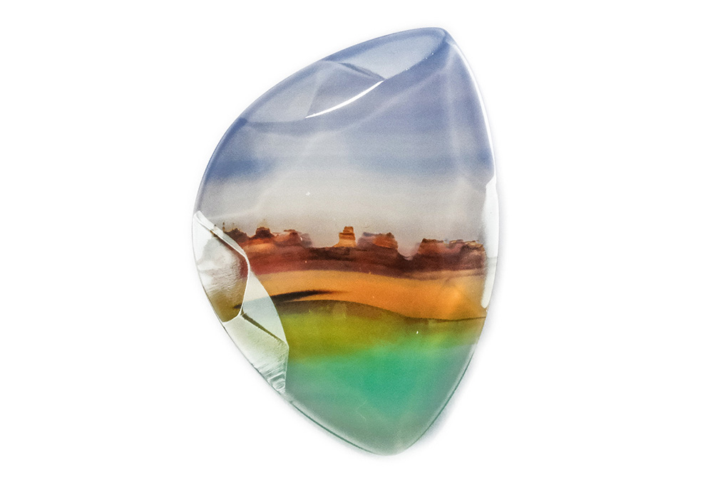 Agate (Landscape) (Faceted) 18x26 mm