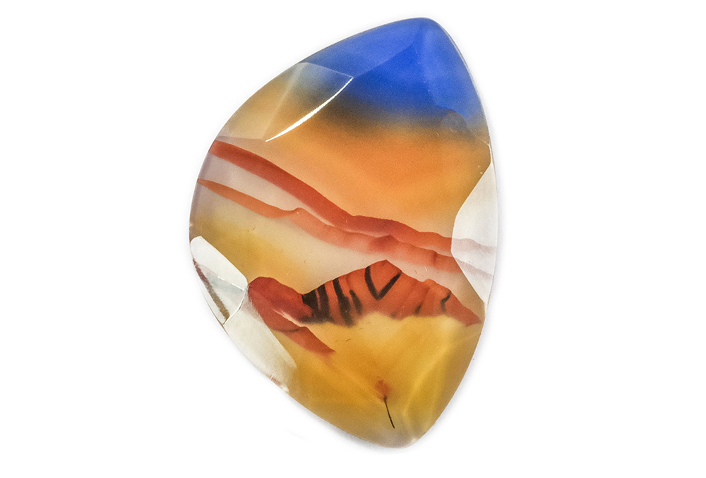 Agate (Landscape) (Faceted) 18x26 mm