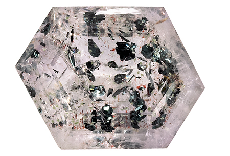 Quartz à inclusions d'hématite 13.07ct