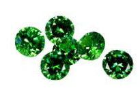 Demantoid garnet 1.4mm