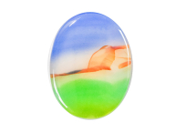  Agate (Landscape) 24X18 mm