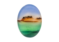  Agate (Landscape) 24X18 mm