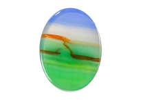  Agate (Landscape) 24X18 mm