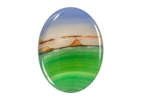  Agate (Landscape) 24X18 mm