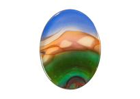  Agate (Landscape) 24x18 mm