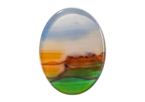  Agate (Landscape) 24x18 mm