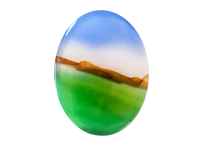  Agate (Landscape) 24x18 mm