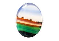  Agate (Landscape) 24x18 mm