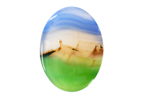  Agate (Landscape) 24x18 mm